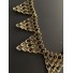 Collier - Triangles façon plumes oiseaux en strass