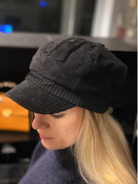 Casquette velours côtelé