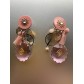 BO clips - Ovale translucide/pompon/arbre de vie