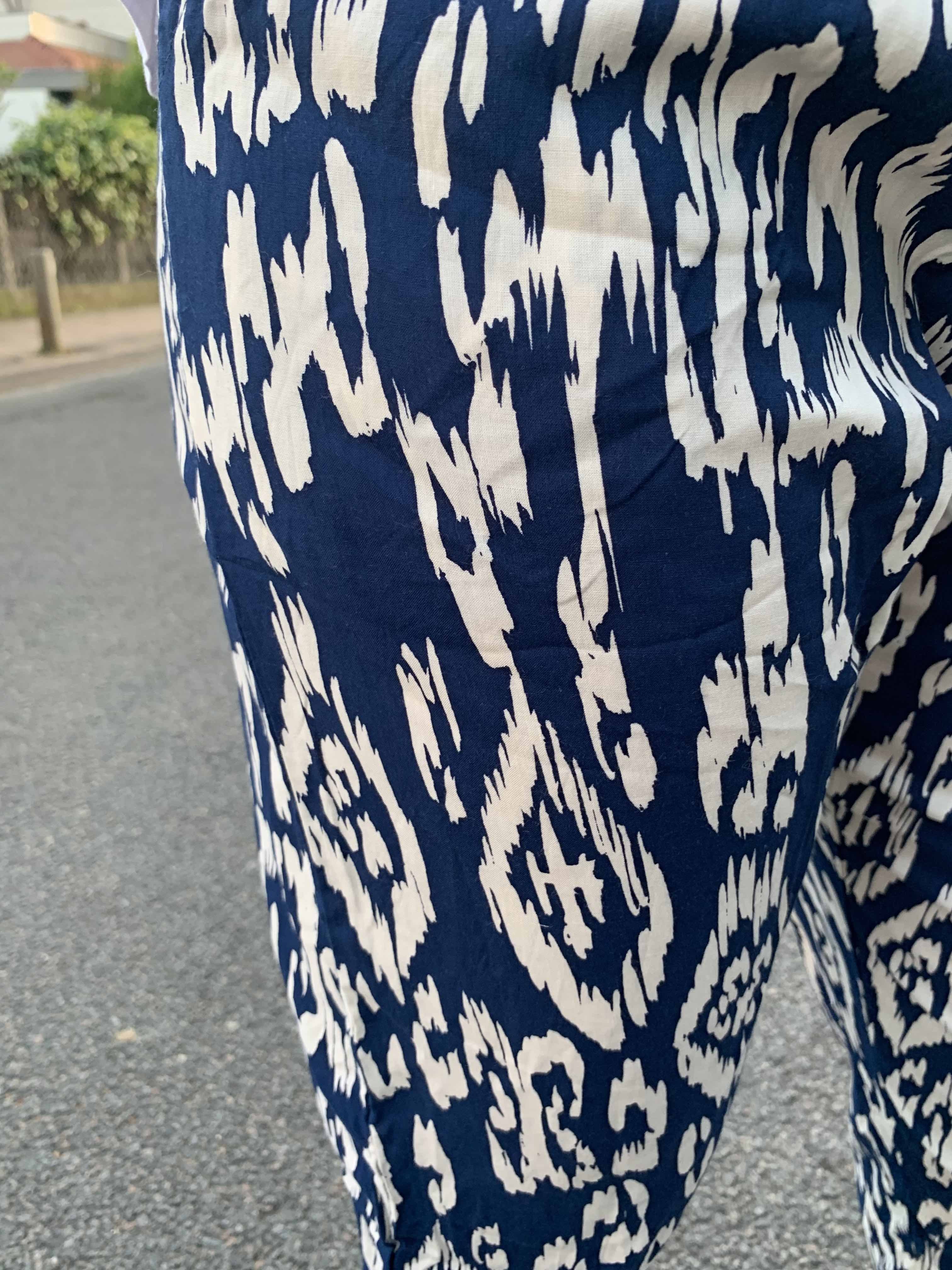 Pantalon impr style léopard moderne