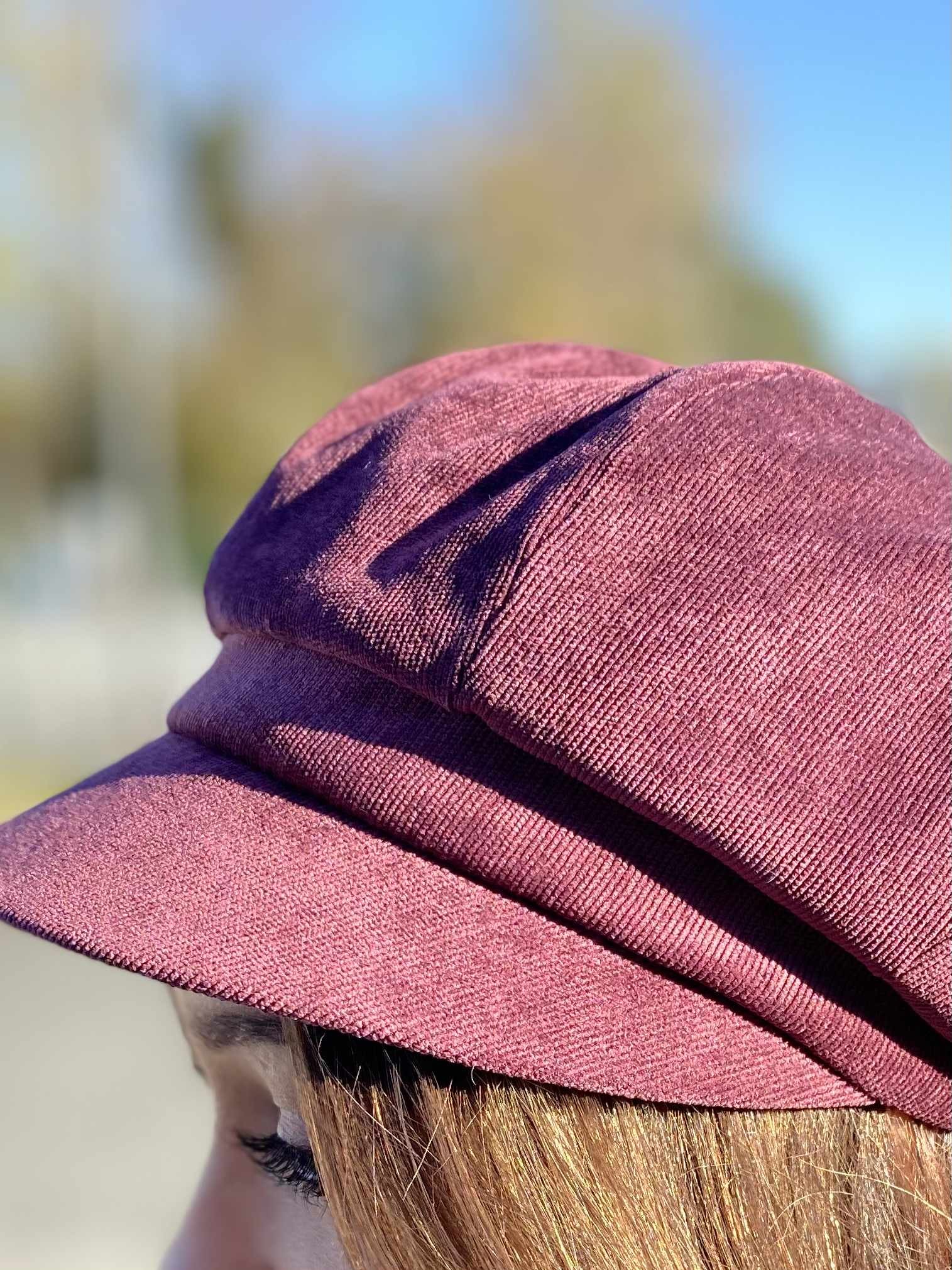 Casquette gavroche,dos elastiqué doublure micropolaire unie