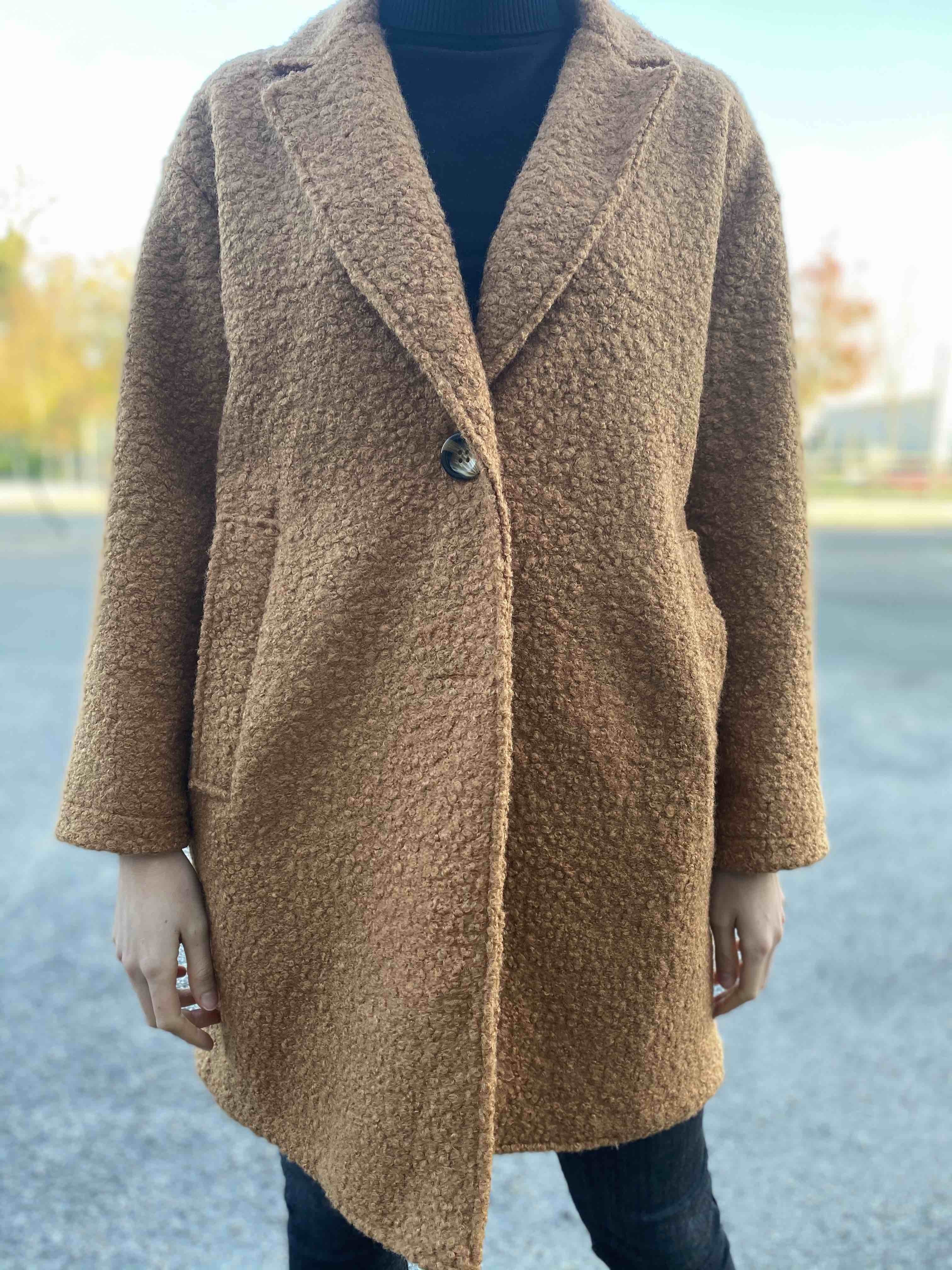 Manteau bouclette 