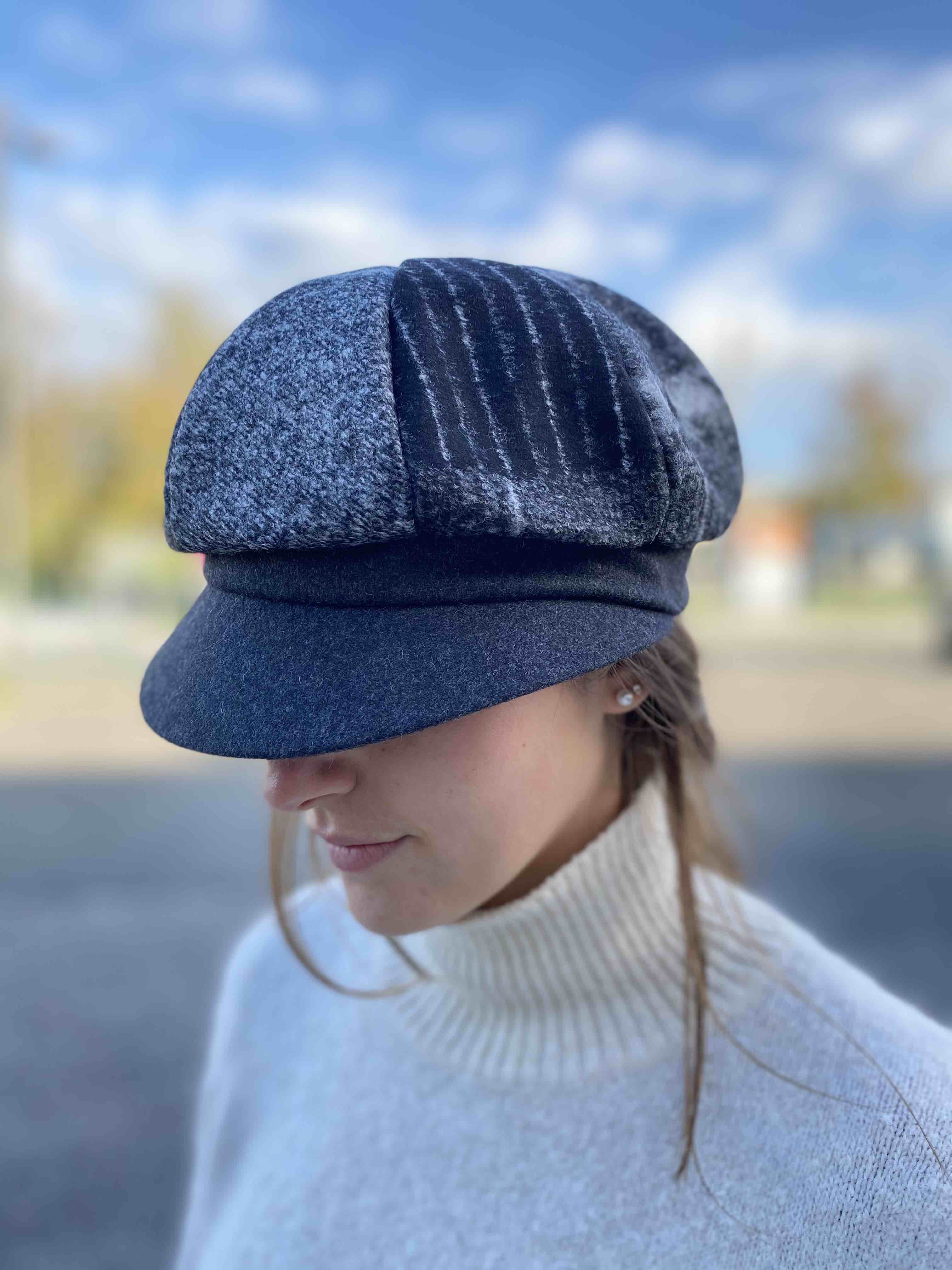 Casquette gavroche patchwork