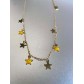 Collier Acier - Avec étoile en émail et métal