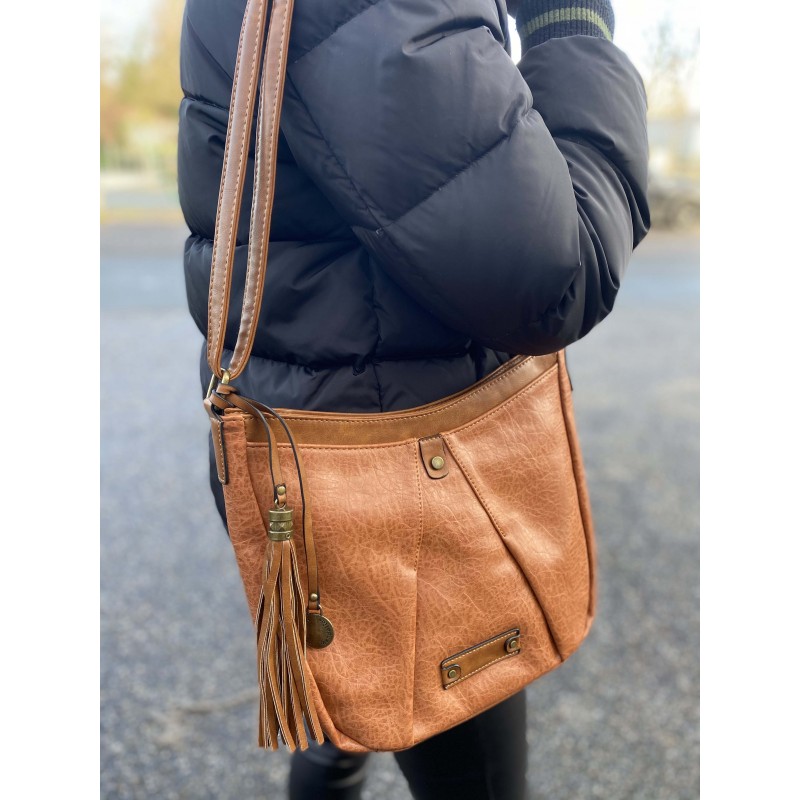 sac cuir vieilli