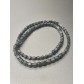 Bracelet Acier - Deux rangs perles carrées mates et pastilles acier