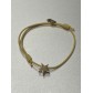 Bracelet Acier - Pastille étoile sur cordon coloré 