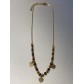 Collier Acier - Perles et petits pendentifs arbre enchanté sur chaine