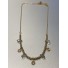 Collier Acier - Perles et petits pendentifs soleils sur chaine fine