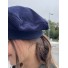 Beret tissu velours cotelé interieur et bord polaire