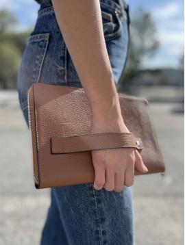 Maro/pochette en cuir homme 