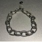 Bracelet acier - Court chaine en maille forçat torsadé