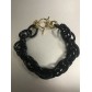 Bracelet Acier - Multi-anneaux ovales entralacés et fermoir acier 