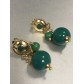 BO percées Acier- Pastilles ornées avec perles et étoile pendantes 