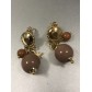 BO percées Acier- Pastilles ornées avec perles et étoile pendantes 