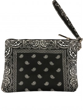 Pochette motif foulard 