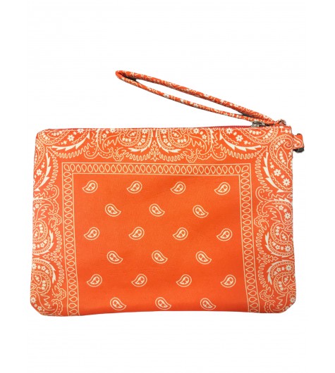 Pochette motif foulard 