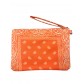 Pochette motif foulard 