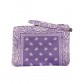 Pochette motif foulard 