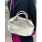 Sac porté main bandes surpiquées