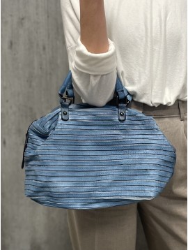 Sac porté main bandes surpiquées