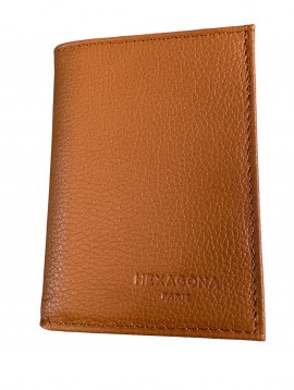 Petit porte carte effet grainé 