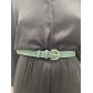 Ceinture  style daim boucle recouverte