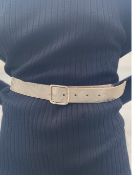 Ceinture boucle dorée strass