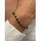 Bracelet - Rang mini perles à facettes et perles dorées sur lien 