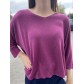 Pull tricot fin manches 3/4