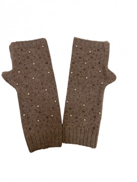 Mitaines polaire avec perles 