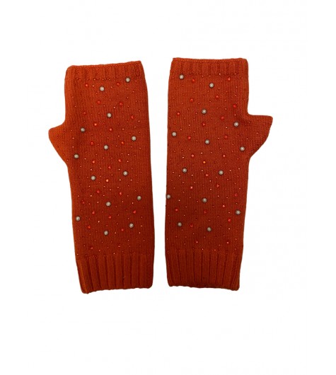 Mitaines polaire avec perles 