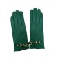 Gants tactiles effet daim avec boucle