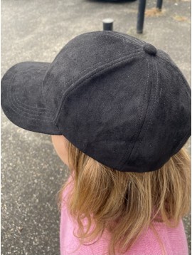 Casquette effet daim