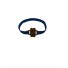 Bracelet Acier- monté sur élastique avec tréfle "chance"