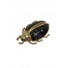 Broche Acier - Epingle à nourrice avec scarabé