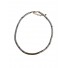 Collier Acier - Court avec perles plates