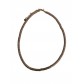Collier Acier - Court avec perles plates