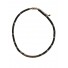 Collier Acier - Court avec perles plates