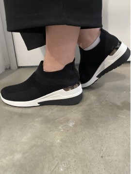 Baskets chaussette avec semelle compensée