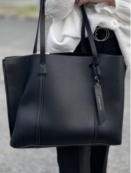 Sac synthé shopping A4  souple 2 bandes