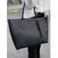 Sac porté épaule/cabas A4 avec pendentif tresse sur anse 
