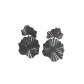 BO percées Acier - Pétales de fleur lisses pendantes