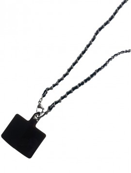 Bijoux Portable - Maille entrelacé avec tissus 