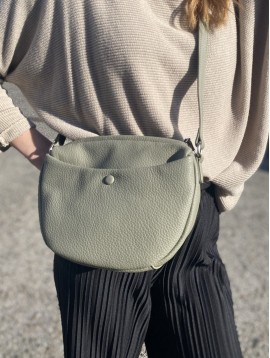 Sac porté travers synthé souple avec bouton