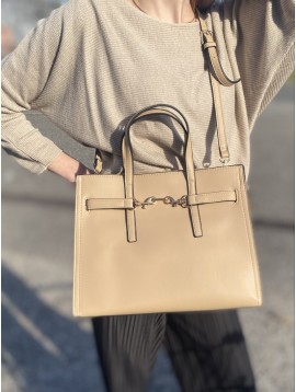 Sac synthé grand porté main avec mousquetons