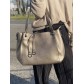Sac porté épaule petit modèle uni avec 2 lanières