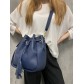 Sac cuir porté travers grainé forme bourse