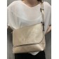 Sac porté travers rectangulaire avec rabat effet grainé 