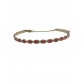 Stainless Steel Bracelet - Enamelled rice shaped charms.